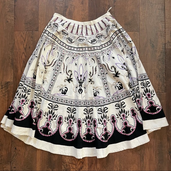 Boho maxi skirt, authentic wardrobe piece from the soap Passions, approx size 6* - Picture 5 of 16